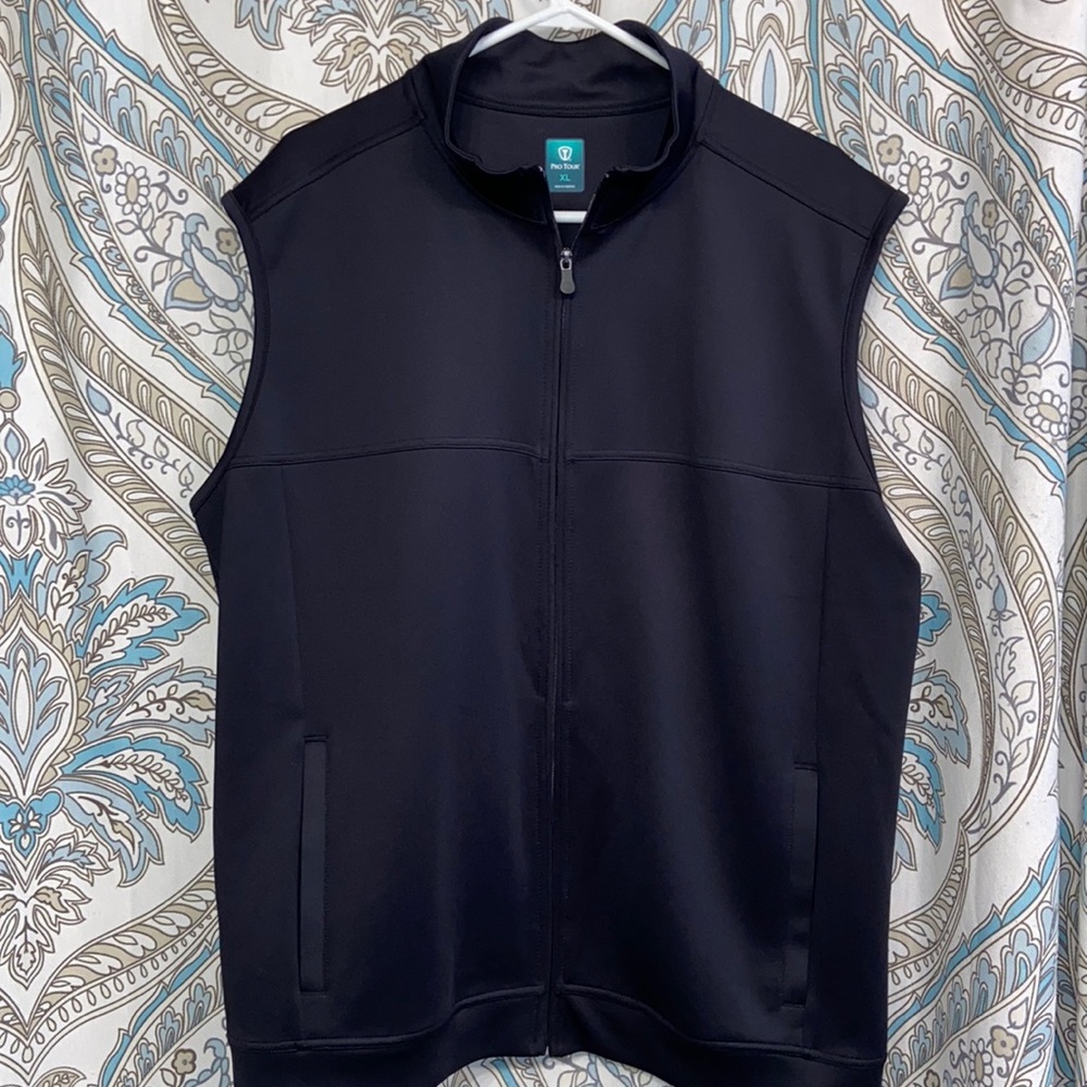 Pro Tour golf - black vest. XL.